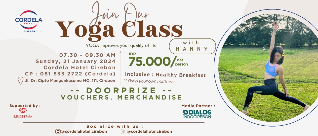 YOGA CLASS - CORDELA HOTEL CIREBON